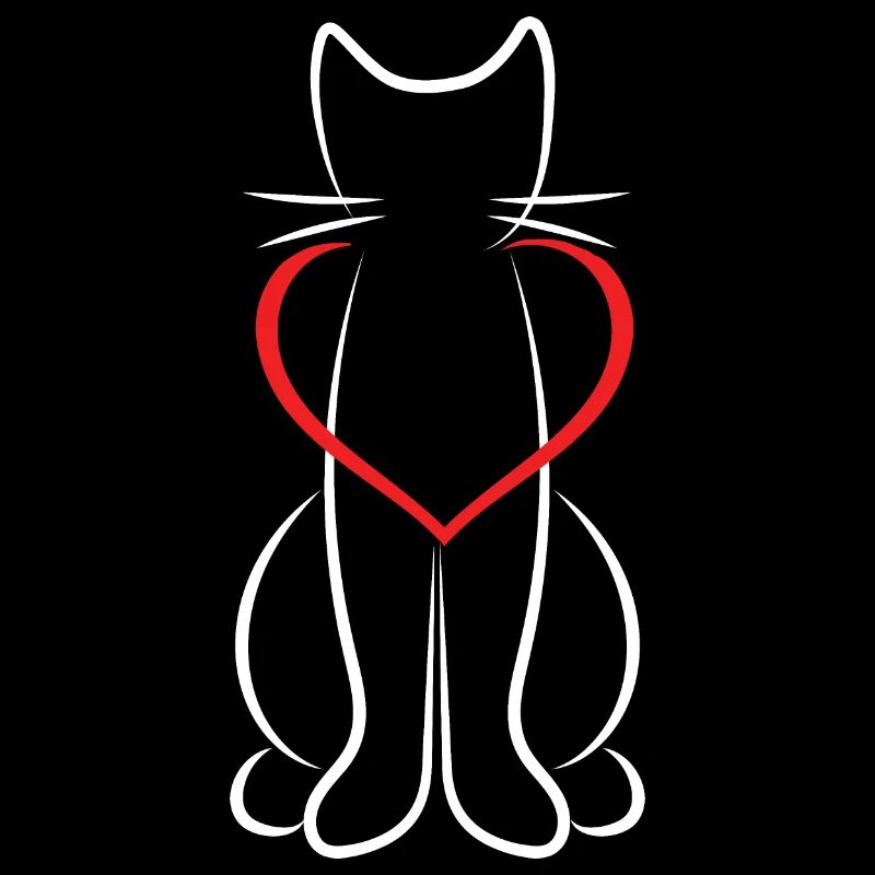 J'aime le chat, Chat et amour simple