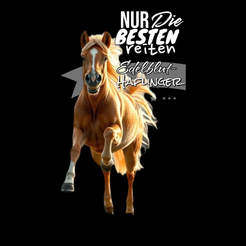 Nur die Besten reiten Edelbluthaflinger
