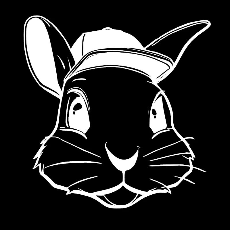Bunny with baseball cap | Hopper Hat | Sandhos