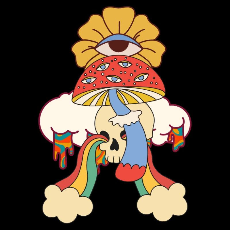 Psychedelischer Pilz