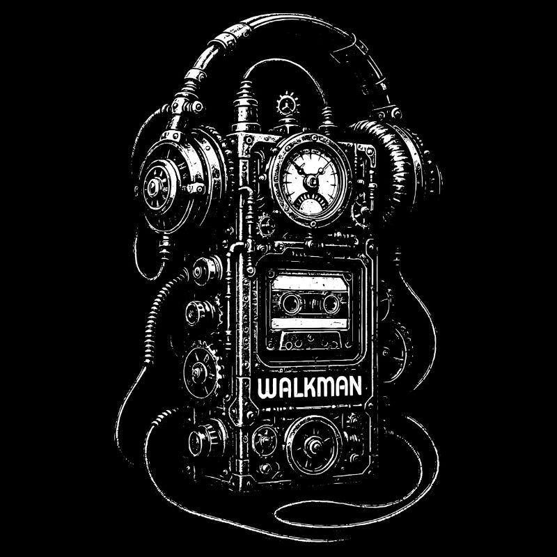 Retro steampunk Walkman
