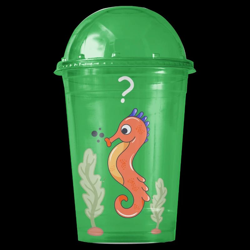 Seepferd im Becher