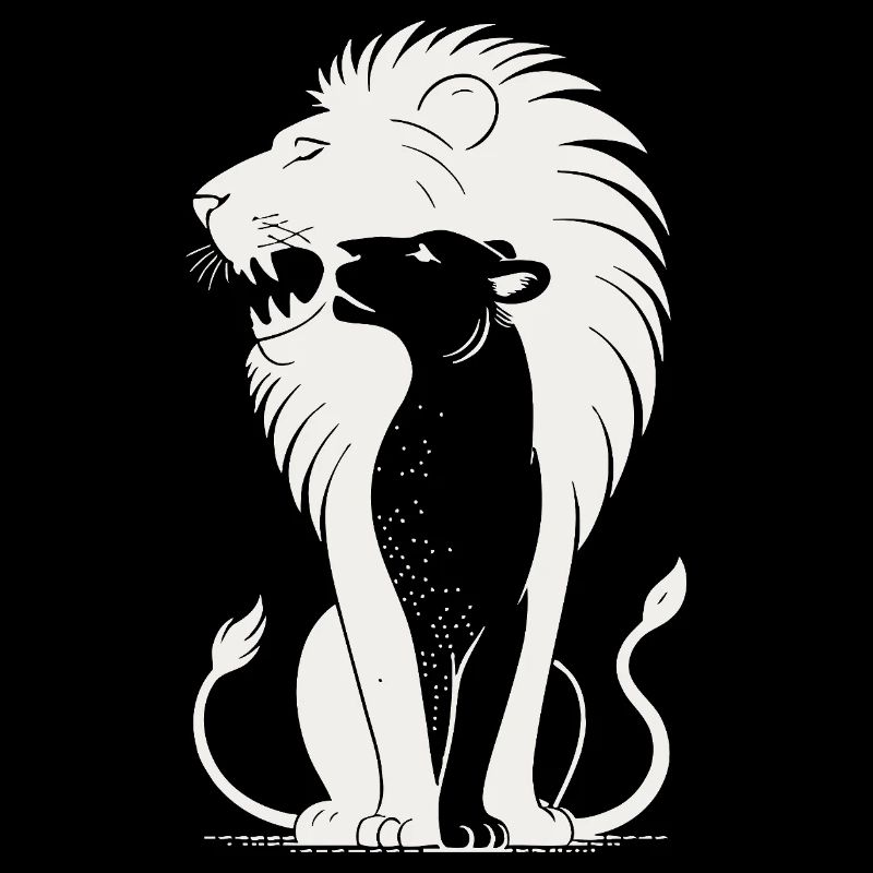 Silhouette du Lion Royal