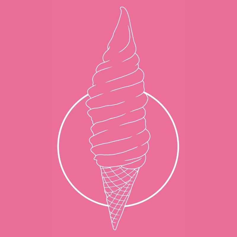 Crème glacée crème glacée molle idée de cadeau de vacances d'été