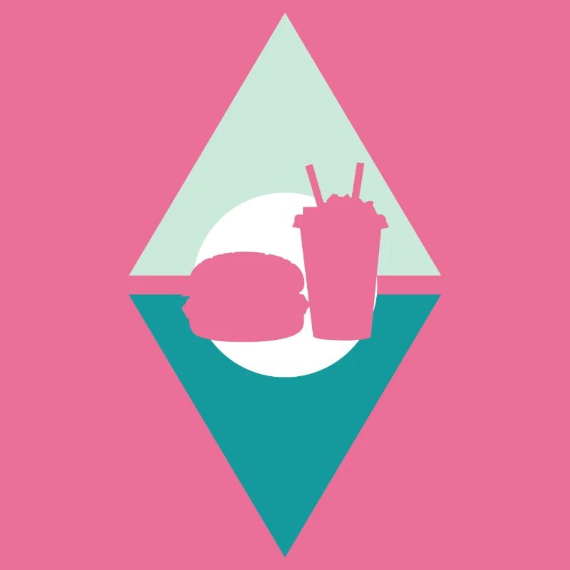 Snack burger delicious