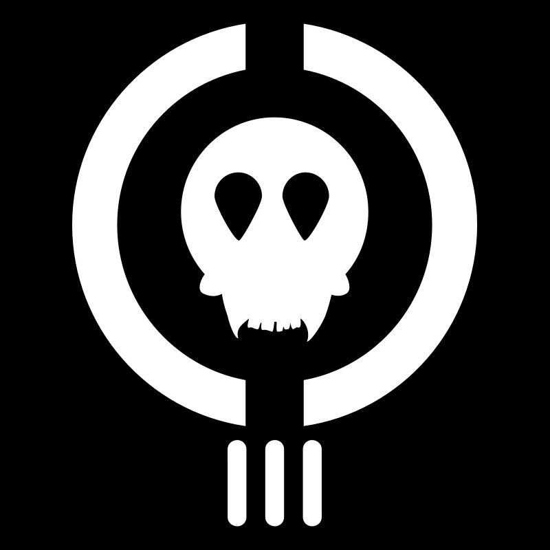 Außerirdischer Schädel / alien power skull (1c)