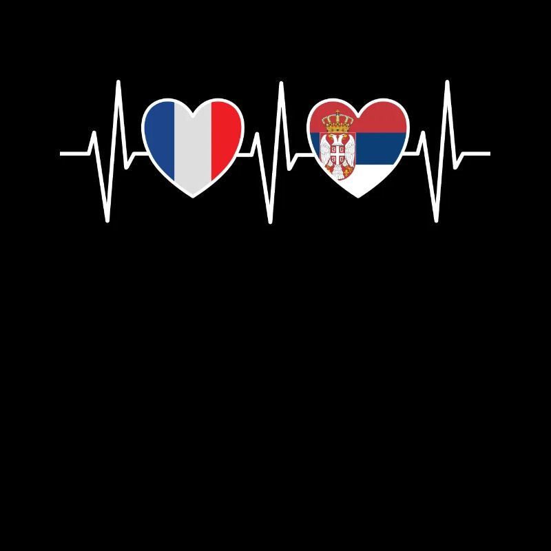 France et Serbie Drapeau serbe Drapeaux