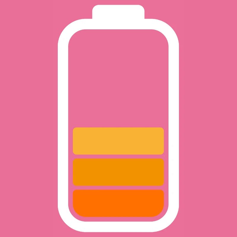 HALF BATTERY - White