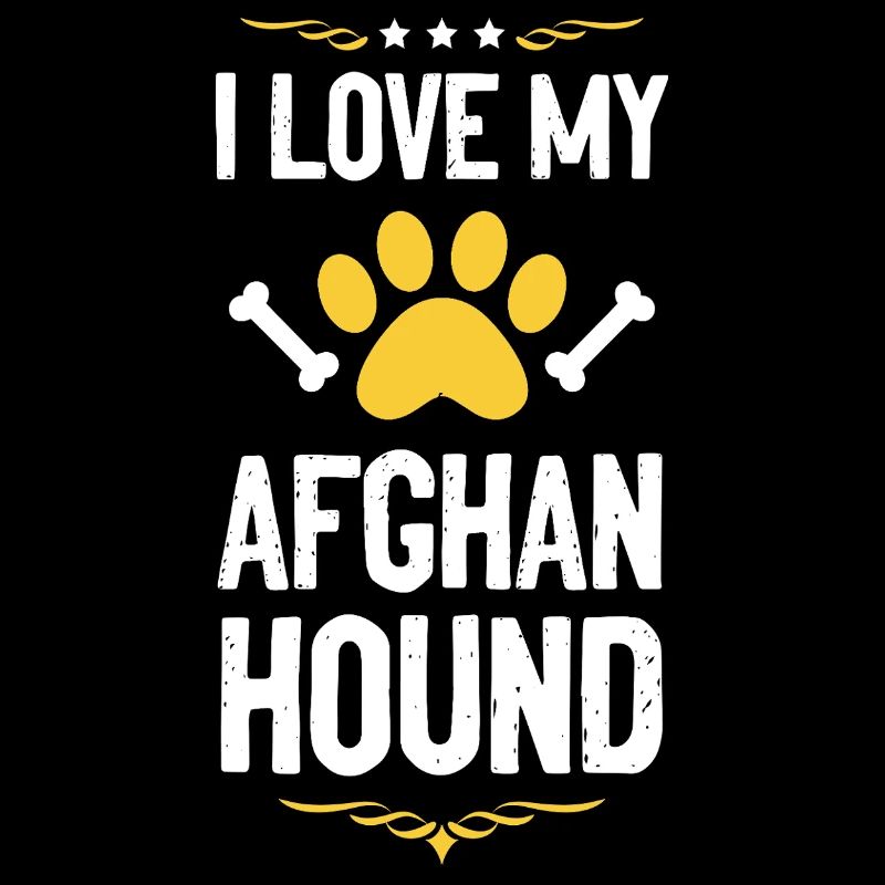 J’adore mon lévrier afghan