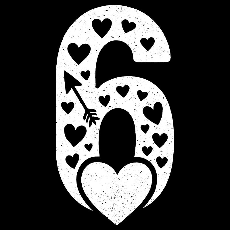 Fun 67 Number 6-7 6 7 Matching Valentine's Card Sec