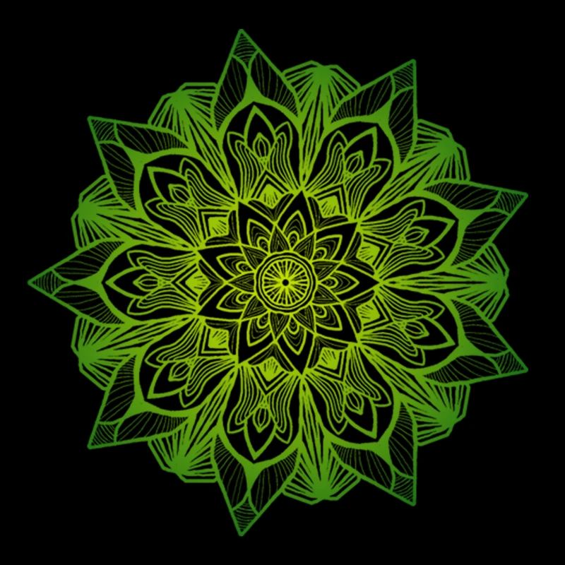 Mandala Energy Green Gradient Blast