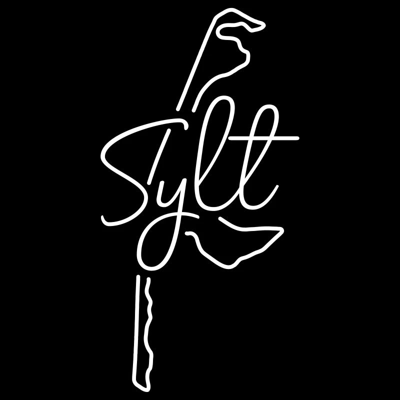 Sylt | Map line art minimalism