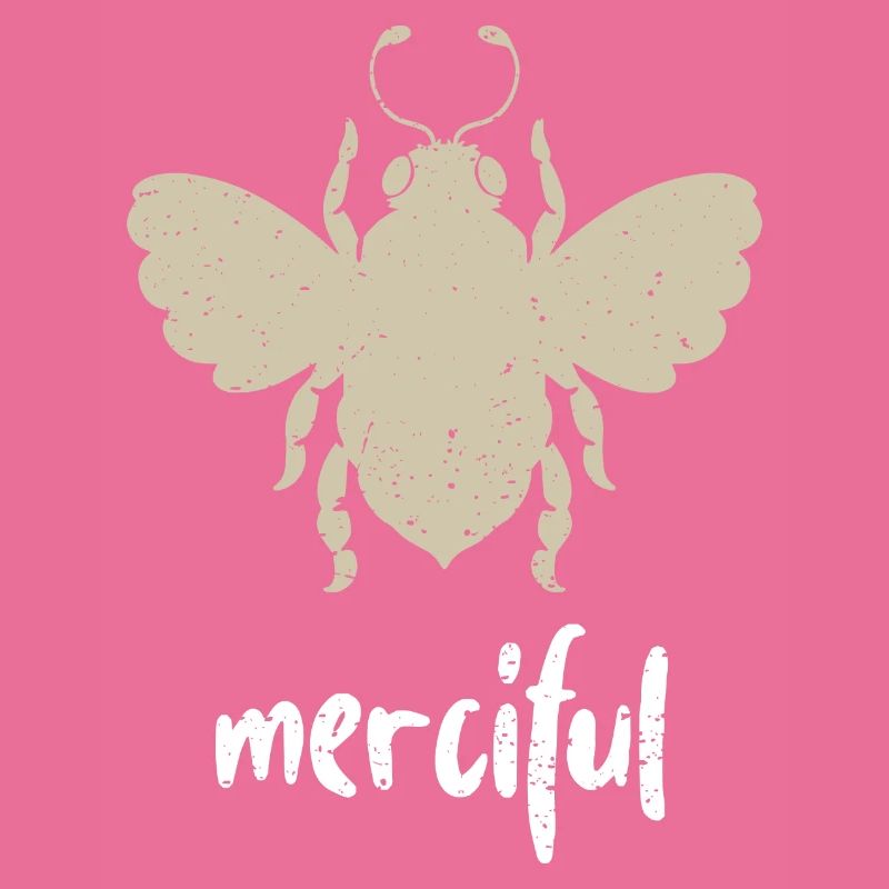 Beige Bee Merciful Biene Be Merciful