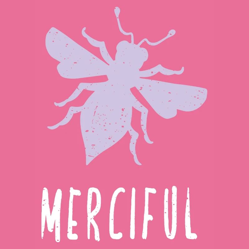 Purple Pastel Bee Merciful Bee Be Merciful