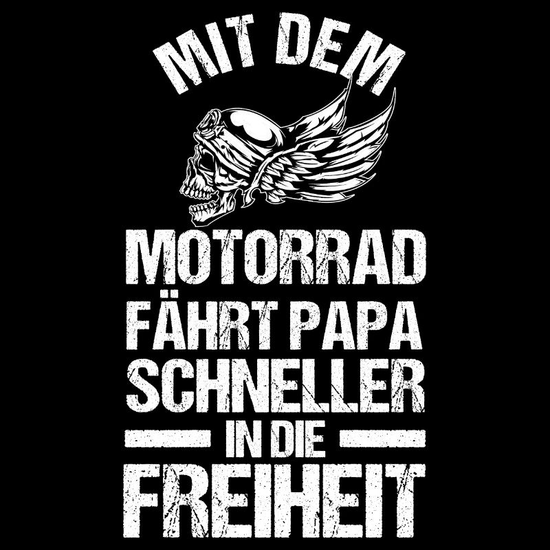 Papa Motorrad Vater Motorradfahrer