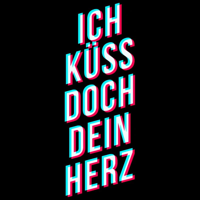 ich küss doch dein herz ♥ trendiger spruch gaming