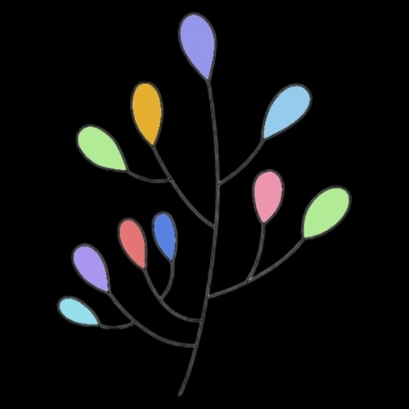 Bunte Pflanze