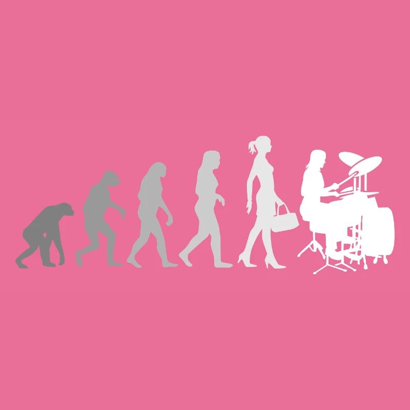 Evolution Schlagzeugerin Percussionniste