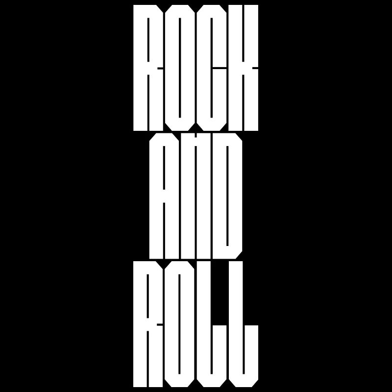 Rock and Roll  Bold Typography