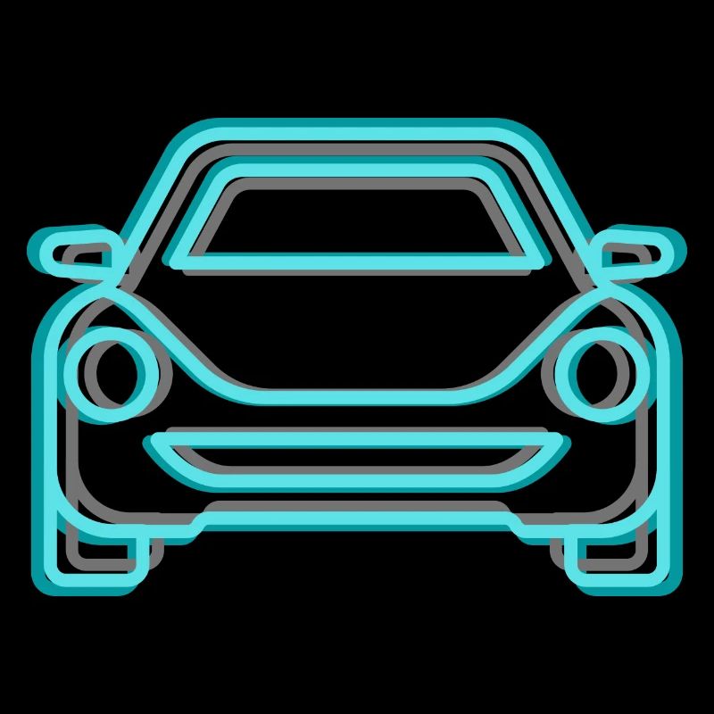 Auto blau
