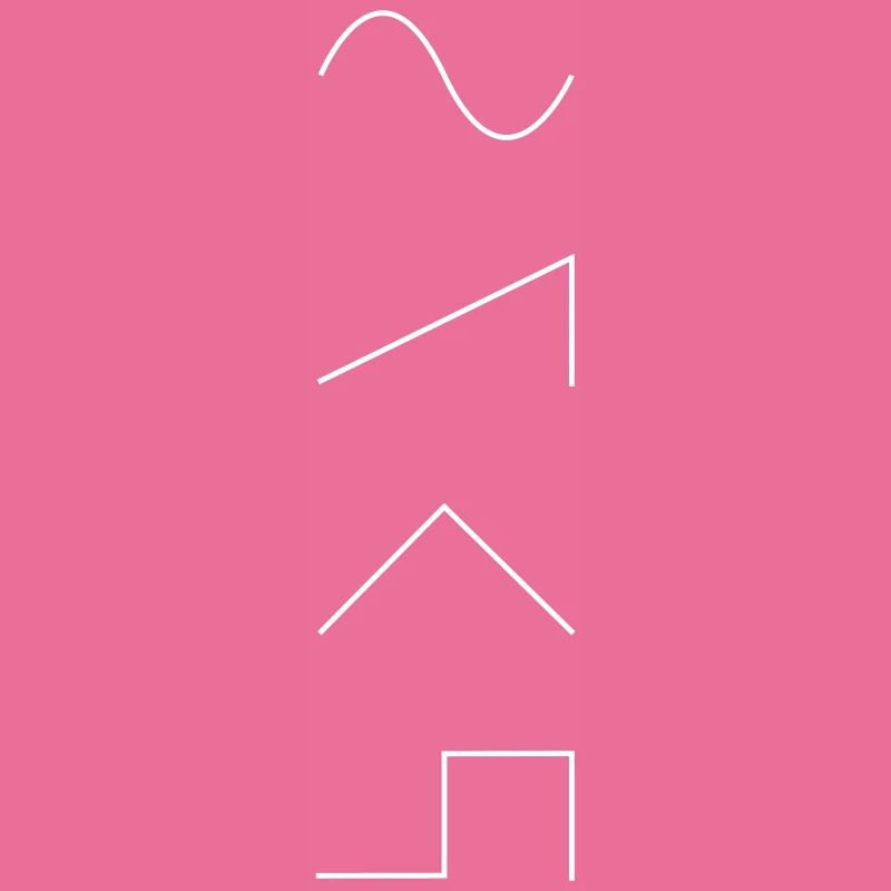 WAVEFORMS - Sine, Sawtooth, Triangle, Square