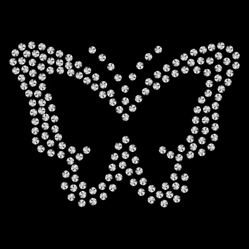 Diamant Schmetterling silber