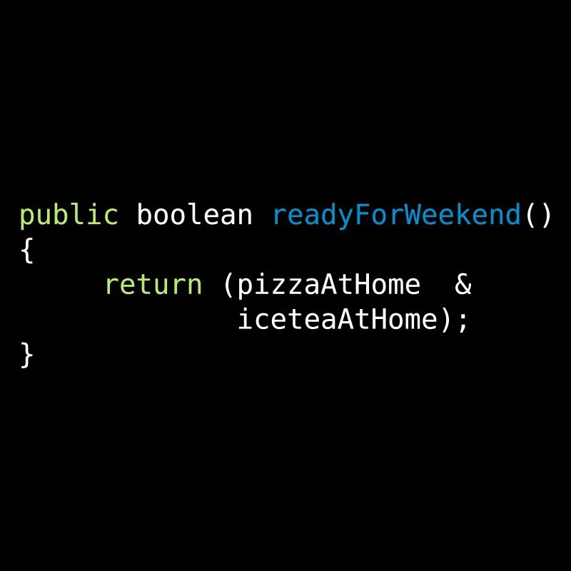 JAVA CODE - READY FOR WEEKEND