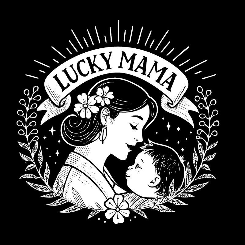 Lucky mama avec bébé