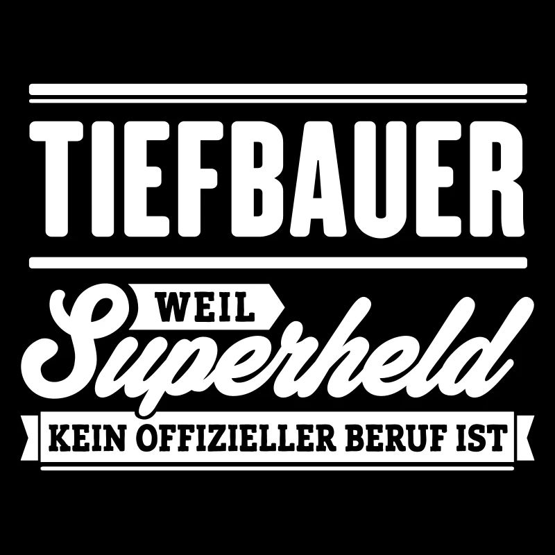 Superheld Tiefbauer