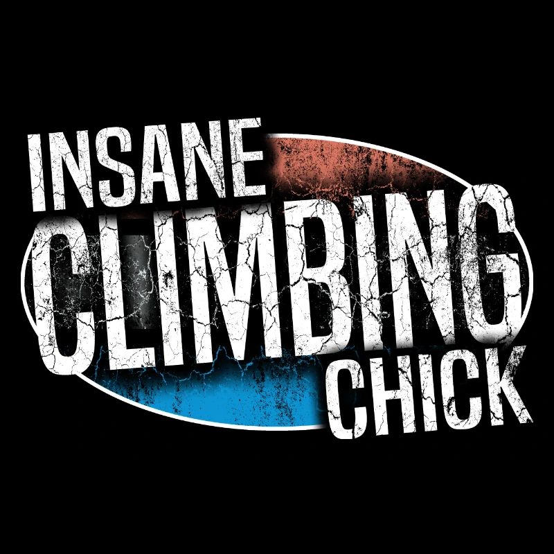 insane climbing chick