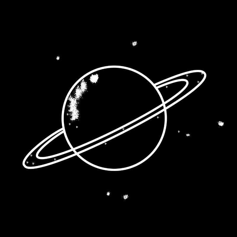 Planète avec des étoiles