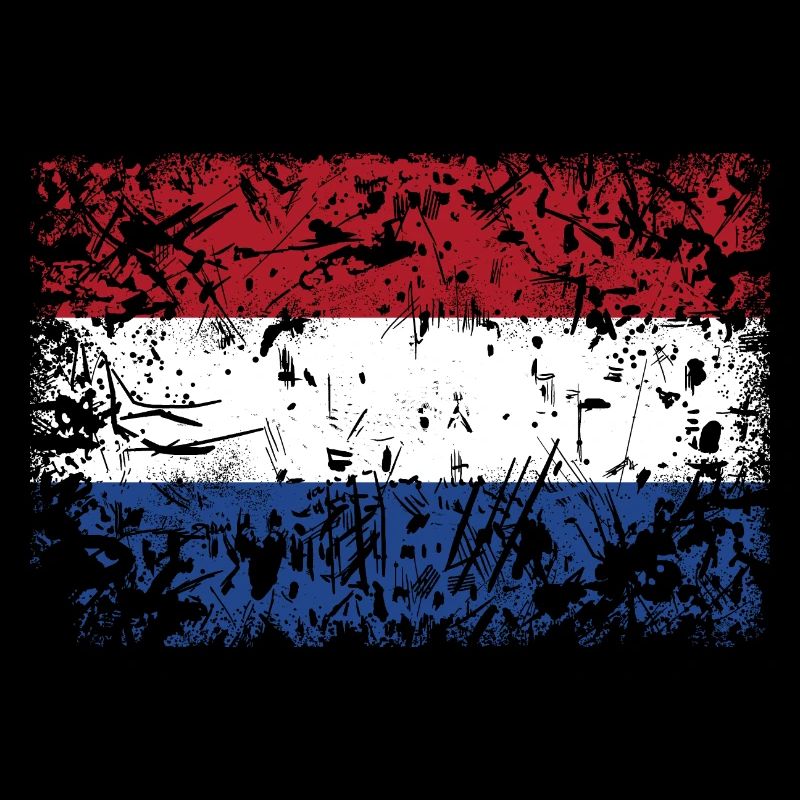 Drapeau des Pays-Bas VINTAGE