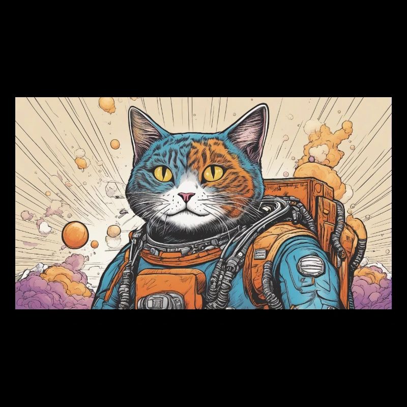 Weltraum Katze