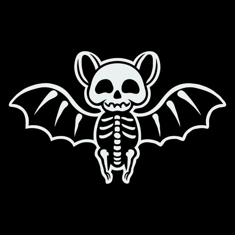 Squelette de chauve-souris mignon
