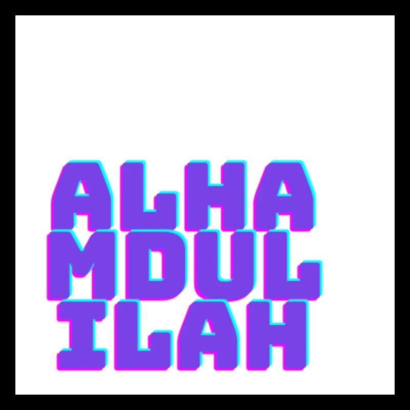 Alhamdulilah-print