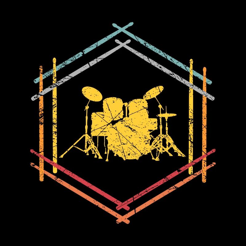 Drumsticks Drums Sticks Logo Drummer