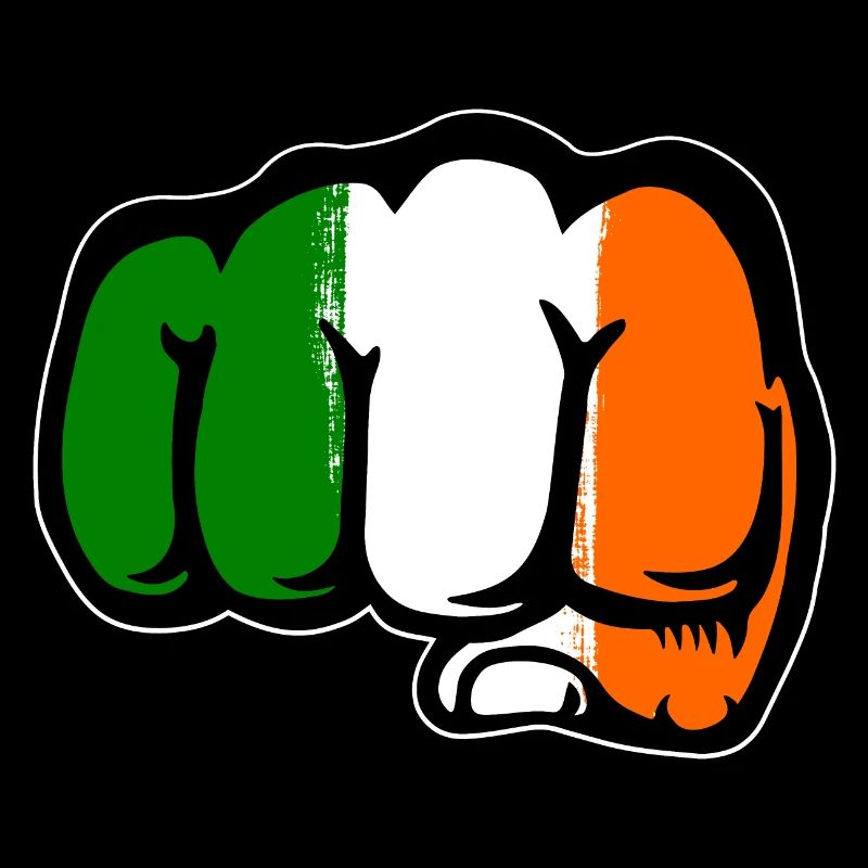 Irland Flagge Hand Faust