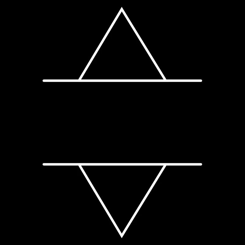 Signe triangulaire / logo 4eck blanc comme armoiries