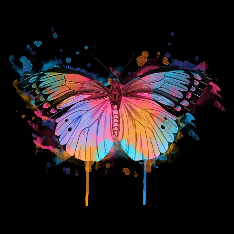 Butterfly with gradient