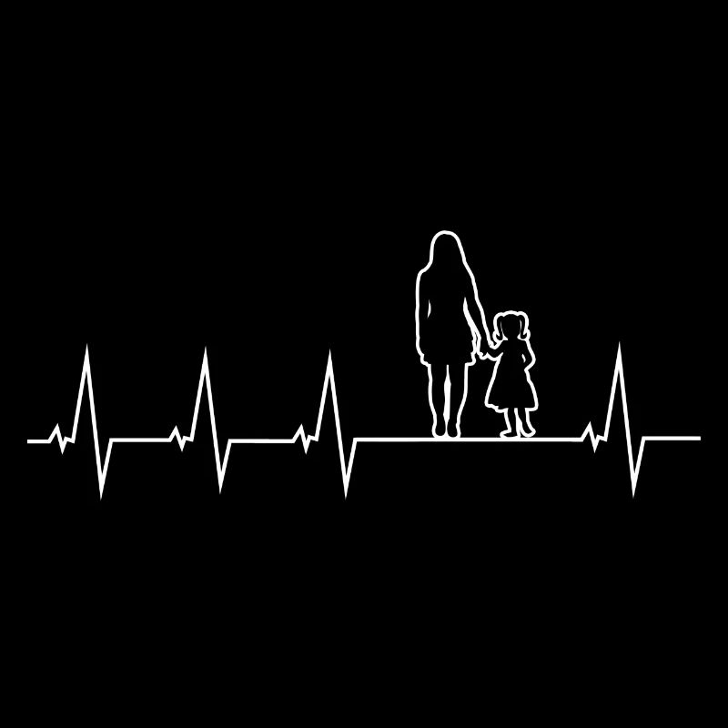 Mutter und Tochter - Herzschlag