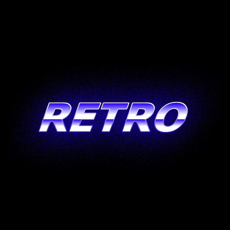 Rétro - lettrage cool