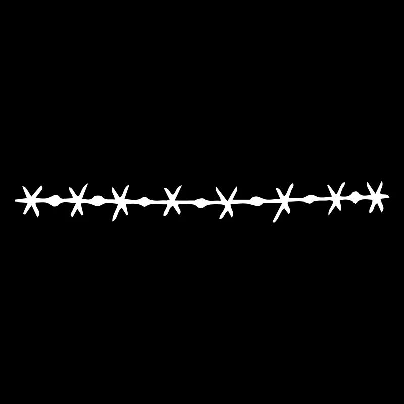 Barbed wire trim vector graphics