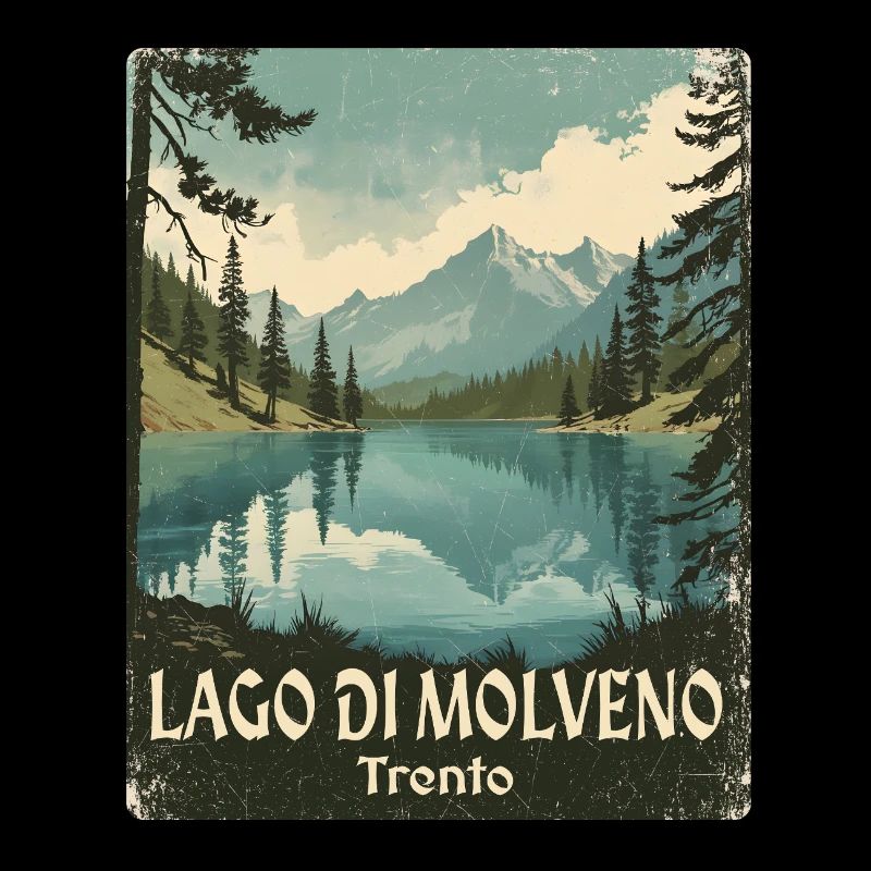 Molvenosee retro bergsee
