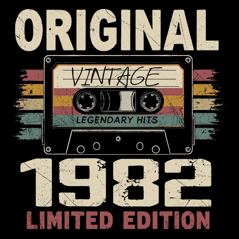 1982 Birthday Gift 1982 Vintage 1982 Retro
