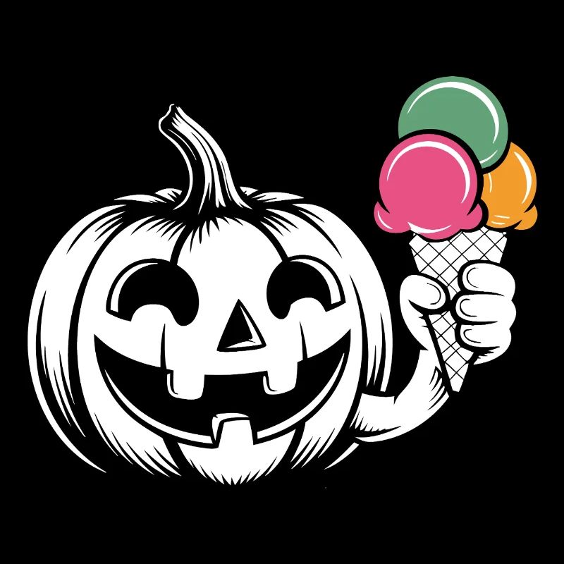 Kürbis Eiszauber Halloween
