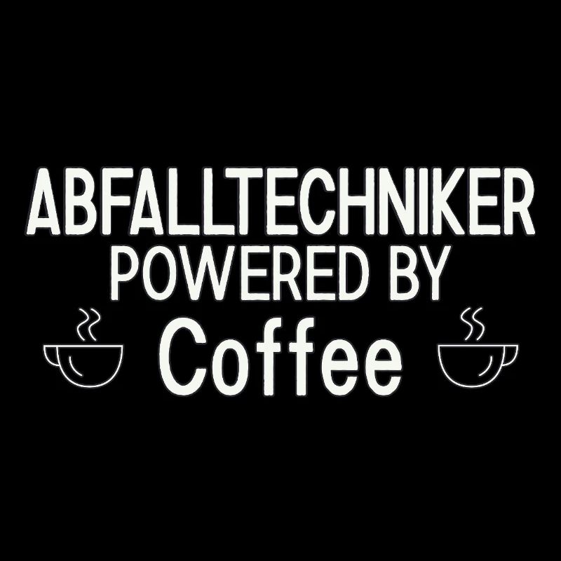 Waste Technician Powered By Coffee