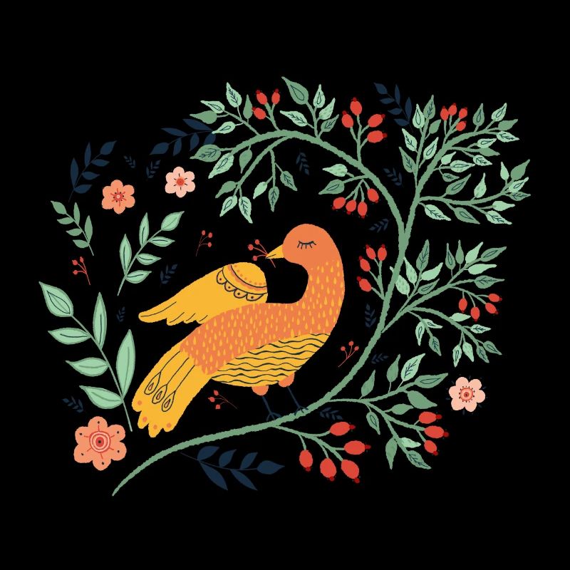 Oiseau d’art populaire Vogel