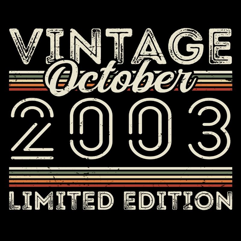 Oktober 2003 Geburtstag October 2003 Birthday Gift