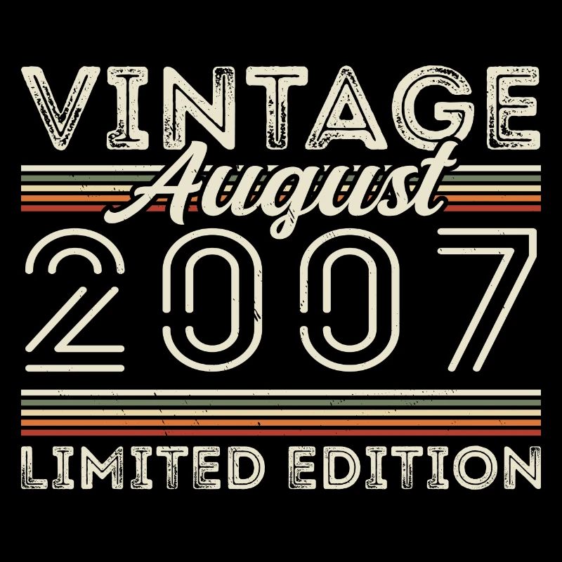 August 2007 Legend since August 2007 Vintage 2007