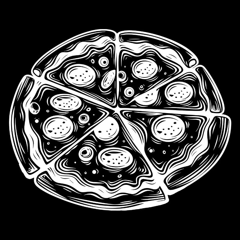 Dessin de pizza